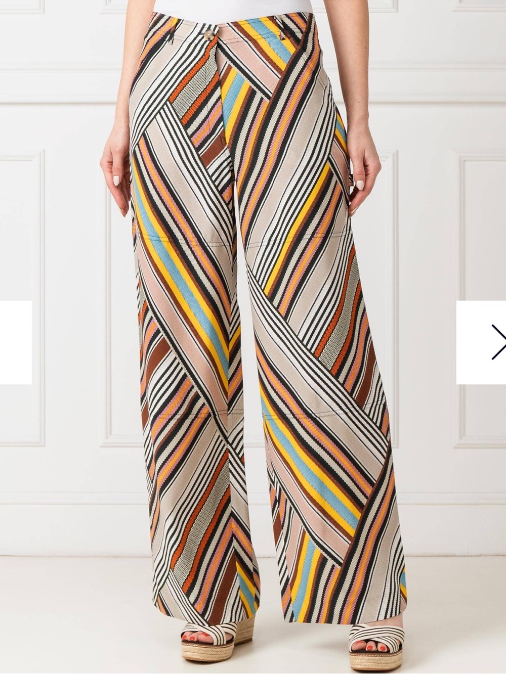 Tory Burch Sylvan Silk palazzo pant